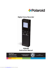 Polaroid PDR400 Instruction Manual