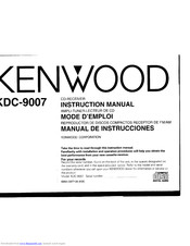 KENWOOD KDC-9007 Instruction Manual