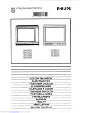 Philips 28CE6291 Operating Instructions Manual
