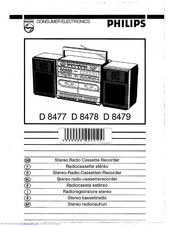 Philips D8478: D8479 User Manual