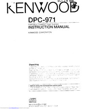KENWOOD DPC-971 Instruction Manual