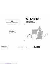 CASIO CTK-551 User Manual