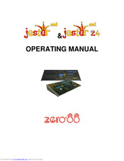 Zero88 Jester Operating Manual