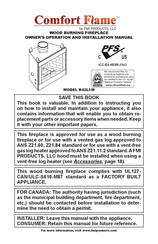 Comfort Flame B42LI-M Owner's Operating & Installation Manual