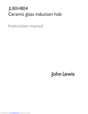 John Lewis JLBIIH804 Instruction Manual