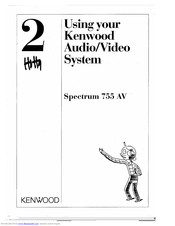 KENWOOD SPECTRUM 755 AV Using Manual