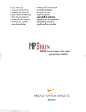 Philips Nike MP3RUN Psa260 User Manual
