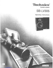 Technics SB-LV305 Operating Instructions