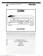 Philips DAT850 User Manual