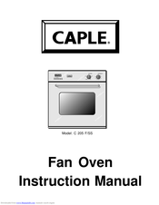 Caple C 205 SS Instruction Manual