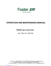 Foster 7052 142 Operation And Maintenance Manual
