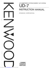 KENWOOD UD-7 Instruction Manual