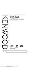 KENWOOD LVD-300 Instruction Manual