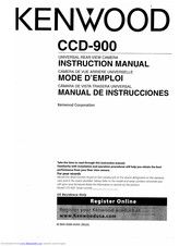 Kenwood CCD-900 Instruction Manual