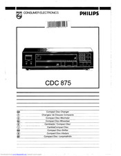 Philips CDC 875 Manual