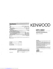 KENWOOD DPC-X802 Instruction Manual