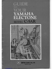 Yamaha Electone C-5AR Playing Manual