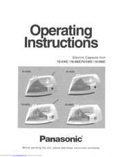 Panasonic NI-636E Operating Instructions Manual