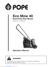 POPE Eco Mow 40 Operator's Manual