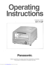 Panasonic NTT13P - TOASTER OVEN-LOW P Operating Instructions Manual