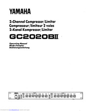 Yamaha GC2020BII Operating Manual