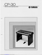 Yamaha CP-30 Operating Manual