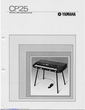 Yamaha CP-25 Operating Manual