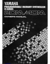 Yamaha 40M Owner's Manual