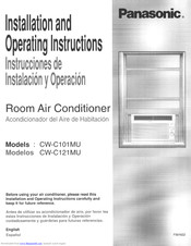Panasonic CW-C101MU Installation And Operating Instructions Manual