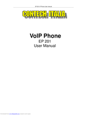 Contech Italia EP 201 User Manual