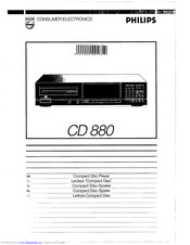Philips CD 880 Manual
