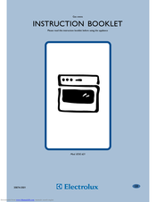 Electrolux EOG 621 Instruction Booklet