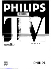 Philips Matchline 46PP910A User Manual