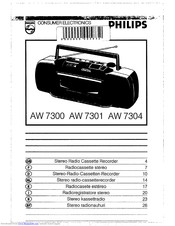 Philips AW 7300 User Manual