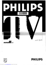 Philips Matchline 33PT712B User Manual