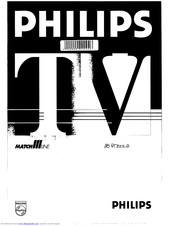 Philips 29PT822B User Manual