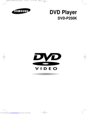 Samsung DVD-P256K Instruction Manual