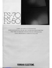 Yamaha Electone FS-50 Manual