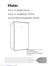 Haier 4.8 cu. ft. Upright Freezer User Manual