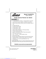 Audiovox PurSuit PRO-9056TW Owner's Manual