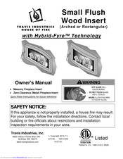 Travis Industries Small Flush Owner's Manual