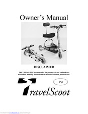 TravelScoot Disclaimer Owner's Manual