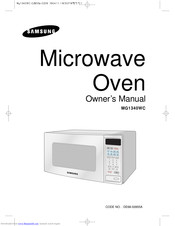 Samsung MG1340WC Owner's Manual