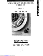 Electrolux TR1770 Multi-zone Instruction Book