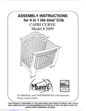 Munire CAPRI CURVE Assembly Instructions Manual