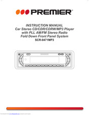 Premier SCR-0471MP3 Instruction Manual