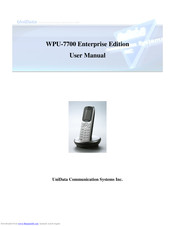 UniData Communication Systems WPU-7700 Enterprise Edition User Manual