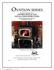 Heritage Ovation Series Owner's Manual And Installation Instructions