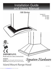 Signature 198 Series Installation Manual And User's Manual