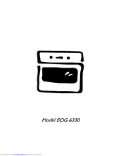 Electrolux EOG 6330 Instruction Book